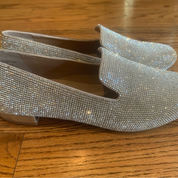Steve Madden Smile Crystal Loafers - Picture 5 of 8